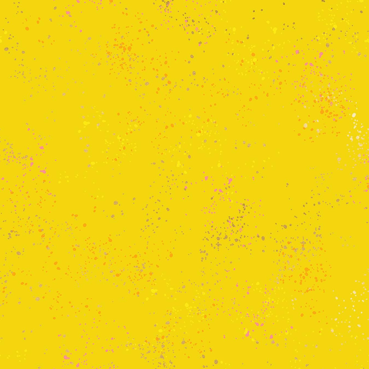 a yellow background with lots of small dots