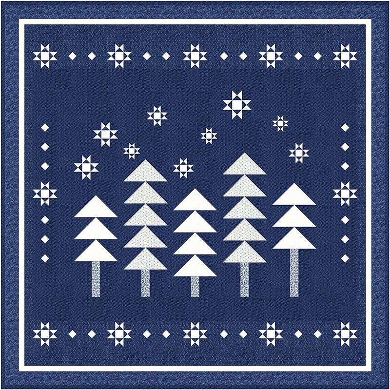 Winter Walk in the Woods Quilt Pattern by Fig Tree Quilts FTQ1991 69" x 69" Printed Pattern Only
