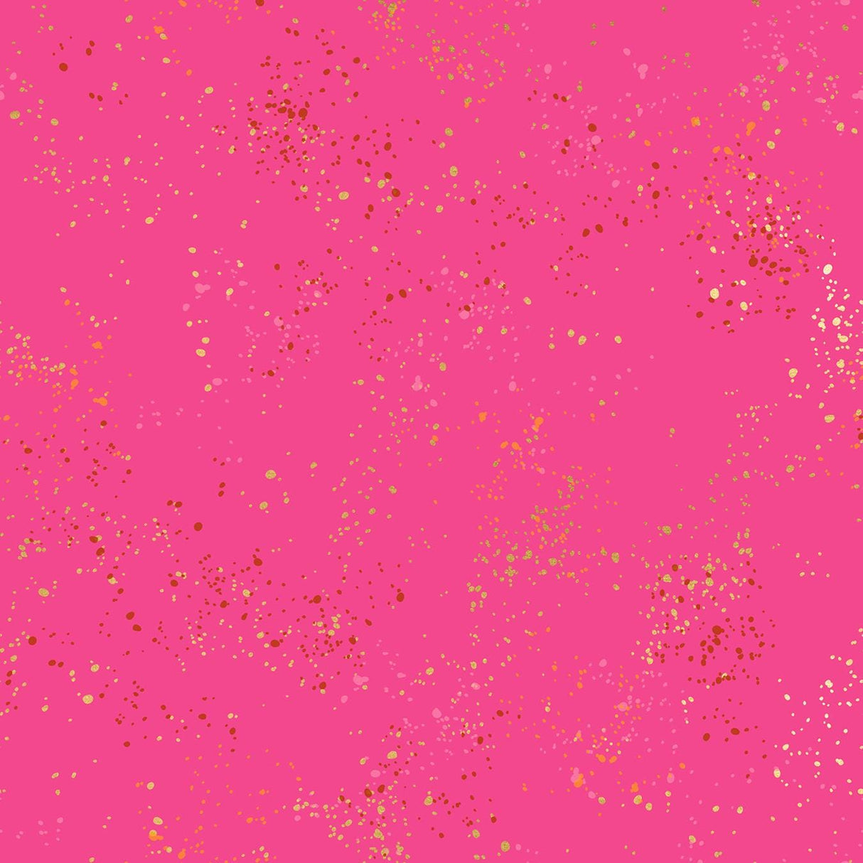 a pink background with gold speckles