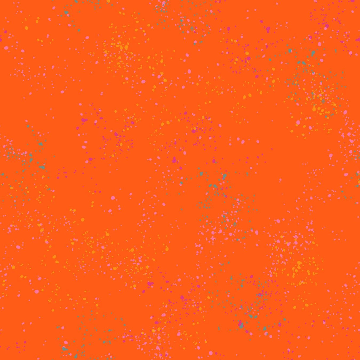 an orange background with small speckles