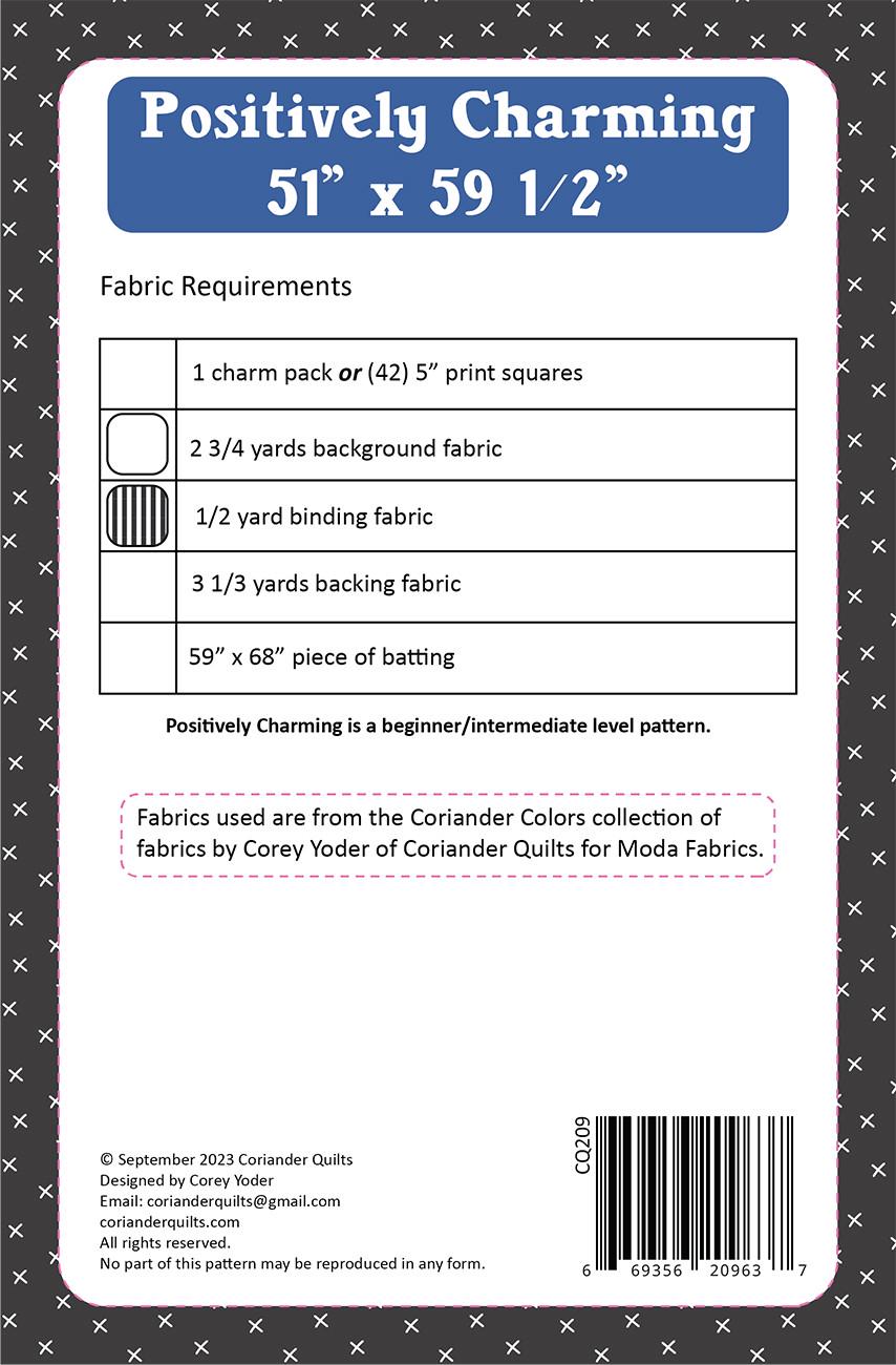 Snowy Quilt Pattern by Coriander Quilts CQ165