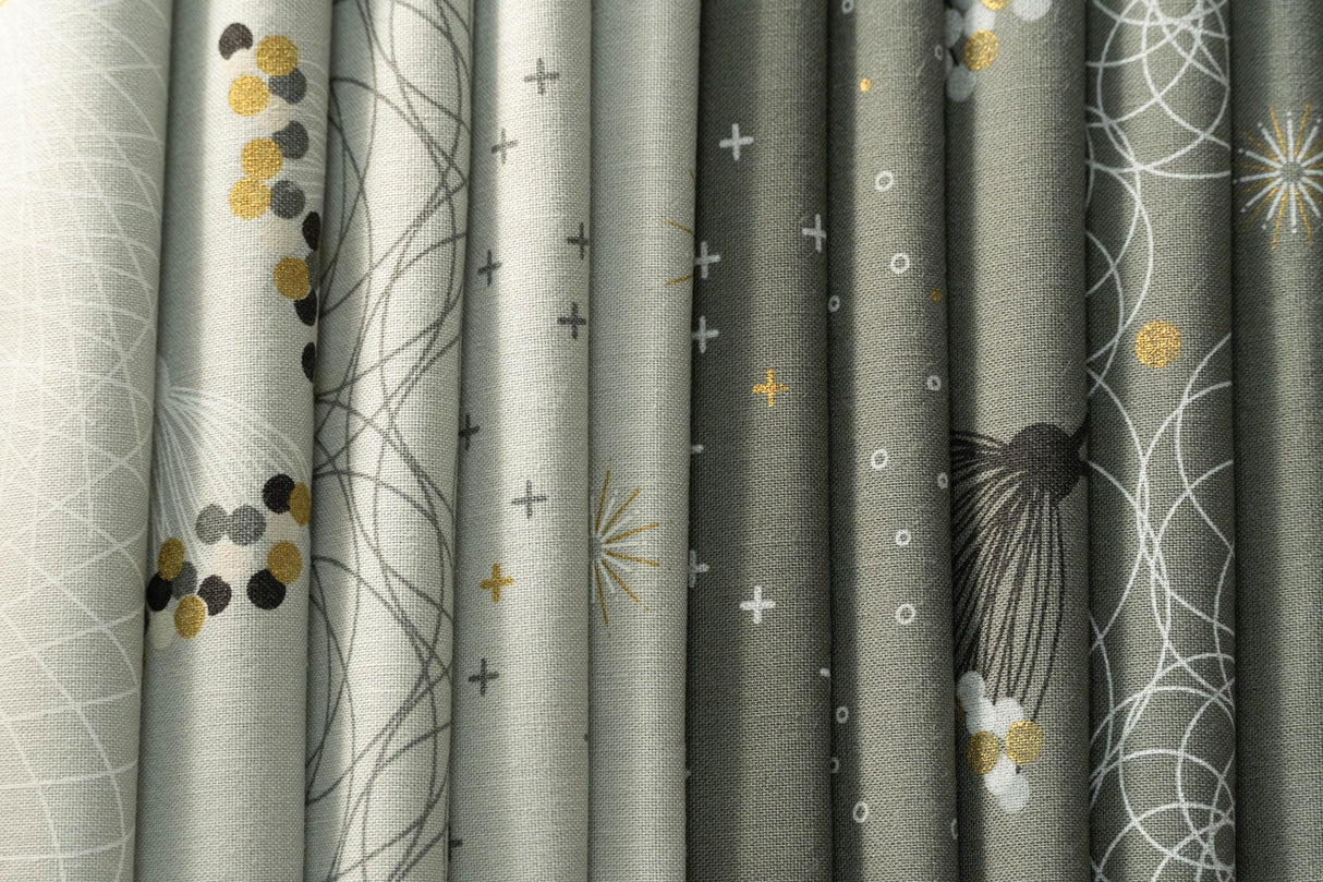 Shimmer Mini Charm Pack 1840MC by Zen Chic for Moda Fabrics bin 15