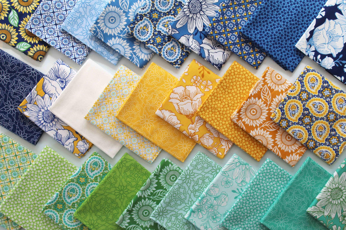 Tango Barcelona Tumeric Yardage 27334-18 by Kate Spain Sold in 1/2 yard increments cut continuously