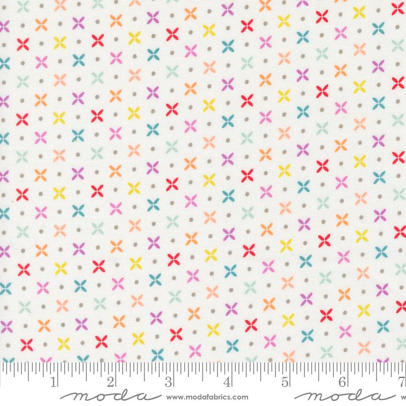 Laguna Sunrise Orange Peel Off White Yardage 37686-11 By Sherri and Chelsi Sold by 1/2 Yard Increments