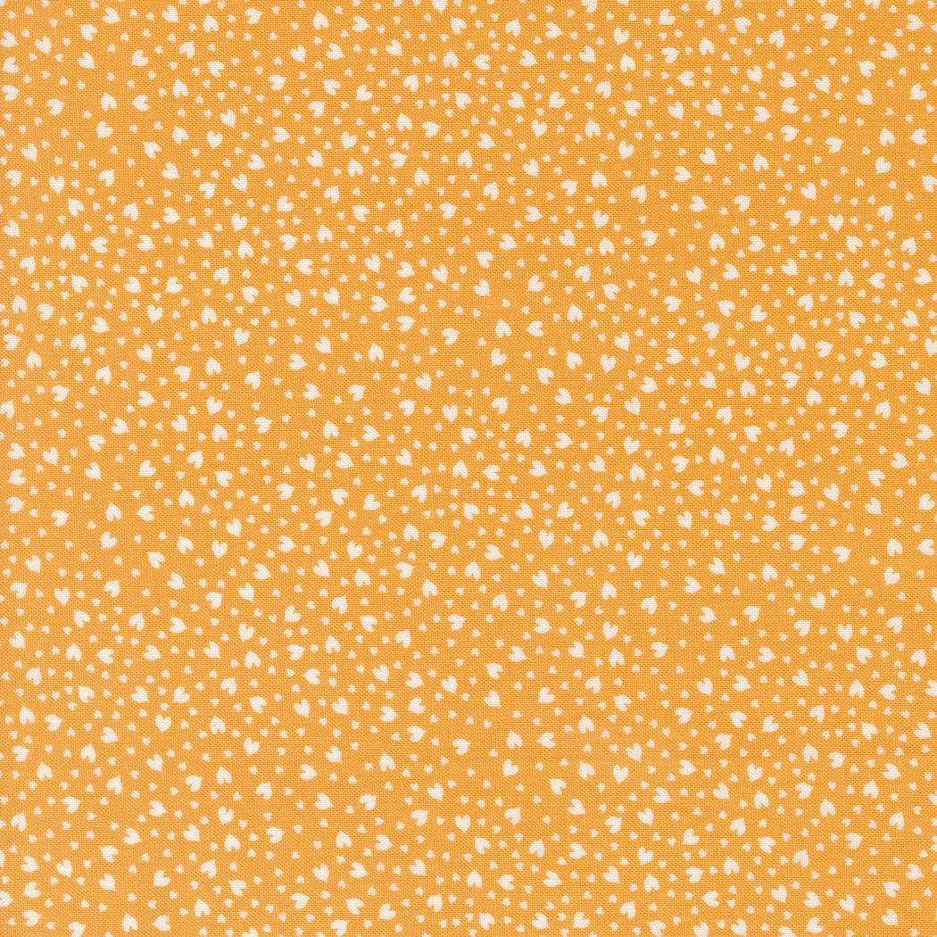 a yellow background with white spots on it