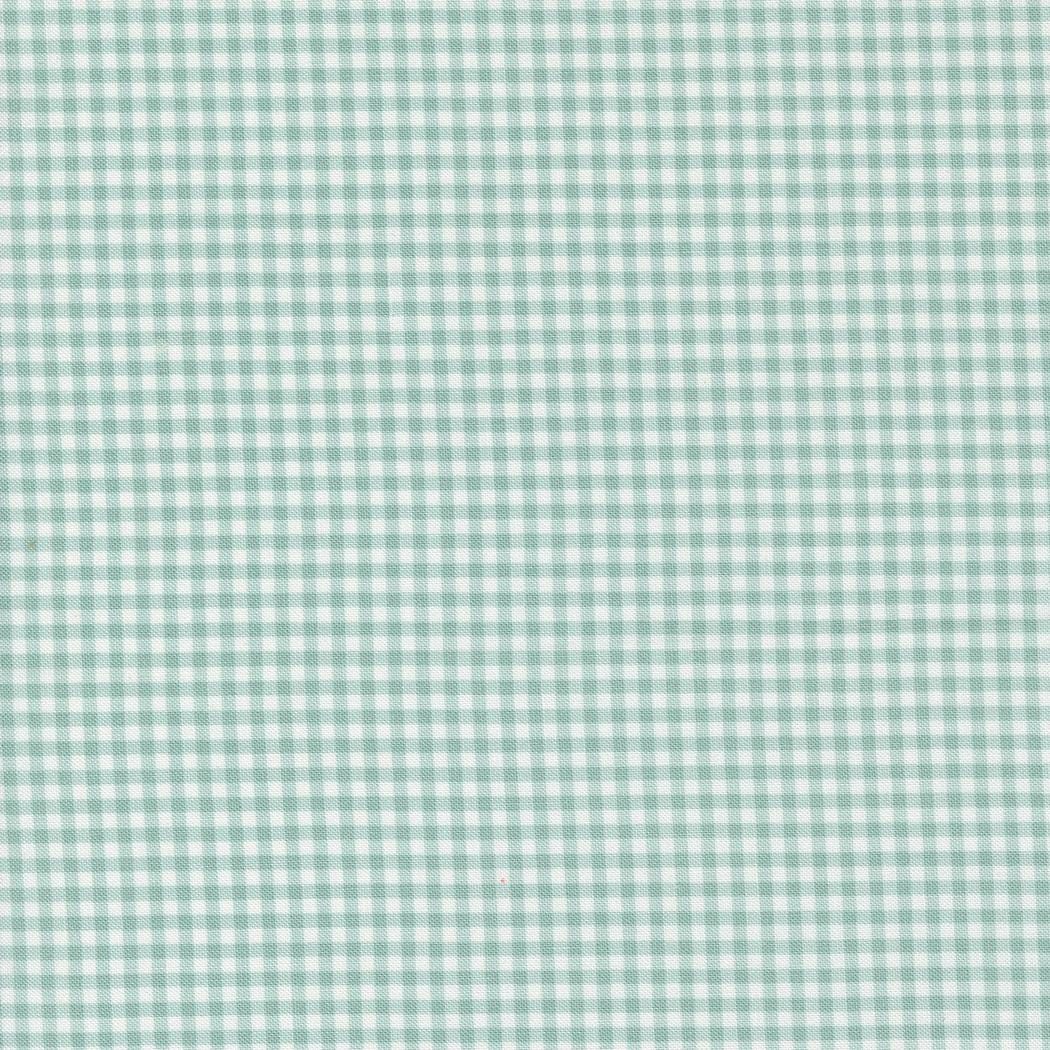 a blue and white checkered paper with a white background
