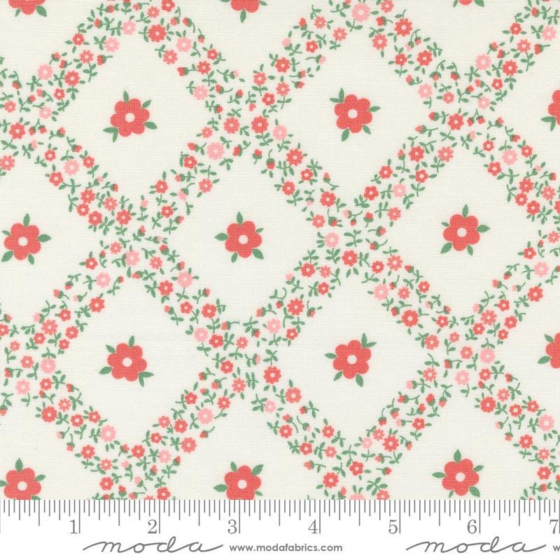 a white background with red flowers and green leaves