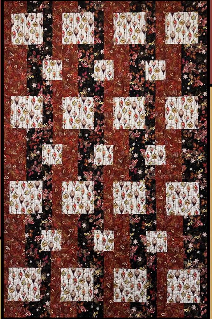 Dangle Quilt Pattern Card by Molly Cook for Villa Rosa Designs finished size 52" x 79"