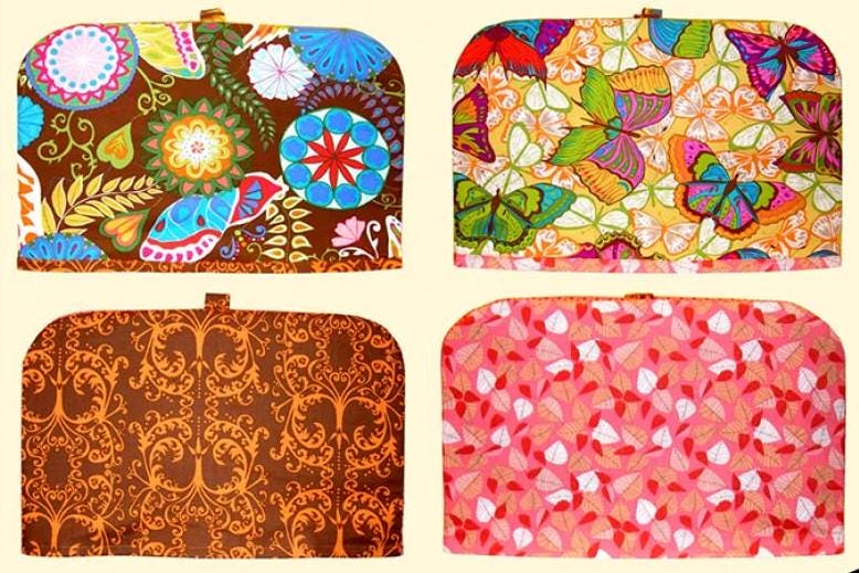 Rebecca Jane Reversible Sewing Machine Cover Printed Pattern for Villa Rosa Designs