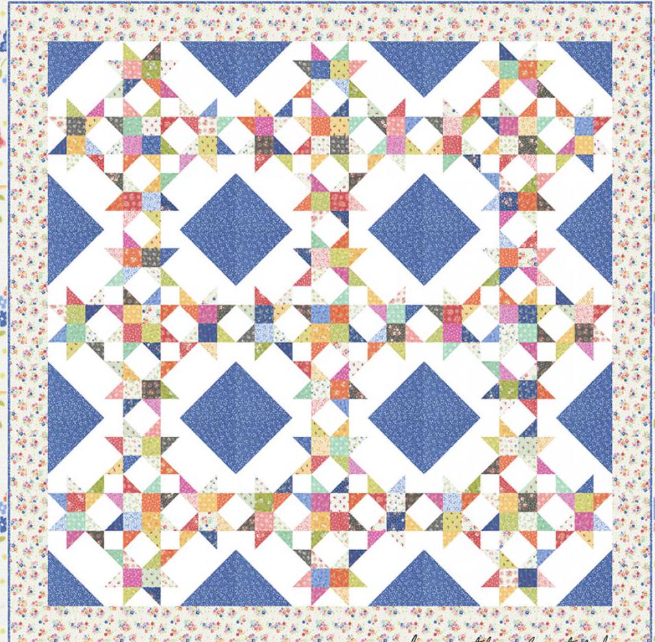 All Around Star Quilt Pattern # CQP215 by Cory Yoder of Coriander Quilts