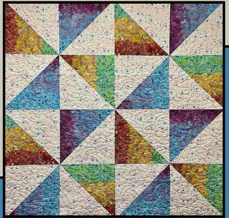Whip Cream Quilt Pattern Card by Heidi Cook for Villa Rosa Designs finished size 66" x 66"