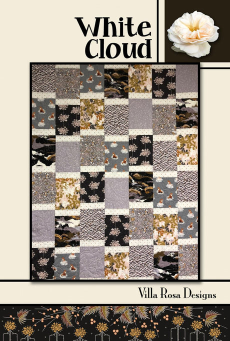 White Cloud Printed Pattern for Villa Rosa Designs Size 42" x 54"