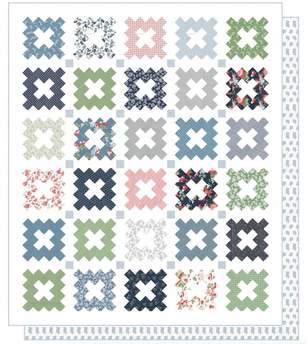 Vintage Remix Thimble Blossoms sewing pattern TBl211