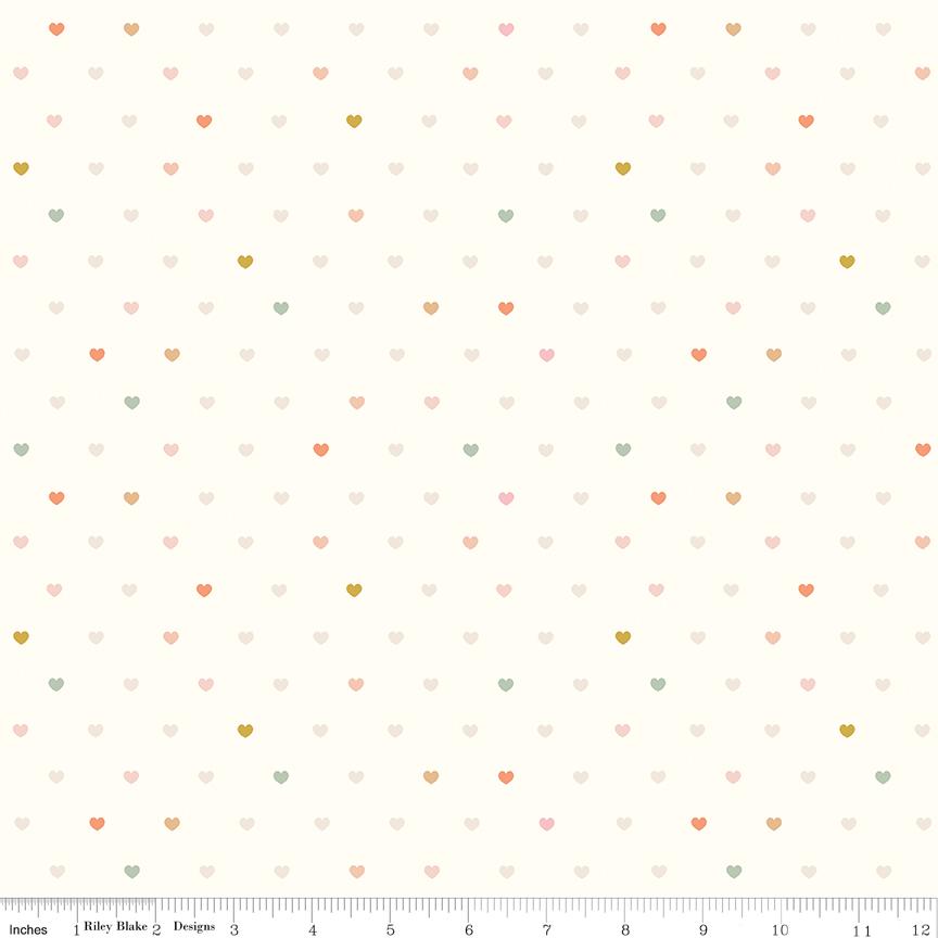 a white background with small hearts on it