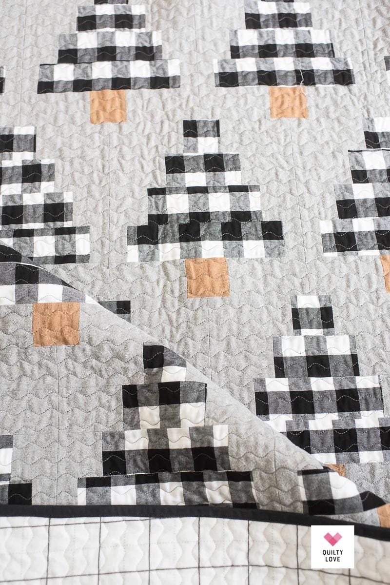 Quilty Trees Quilt Pattern by Emily of Quilty Love. # QLP130 by Quilty Love 4 sizes available see 2nd photo