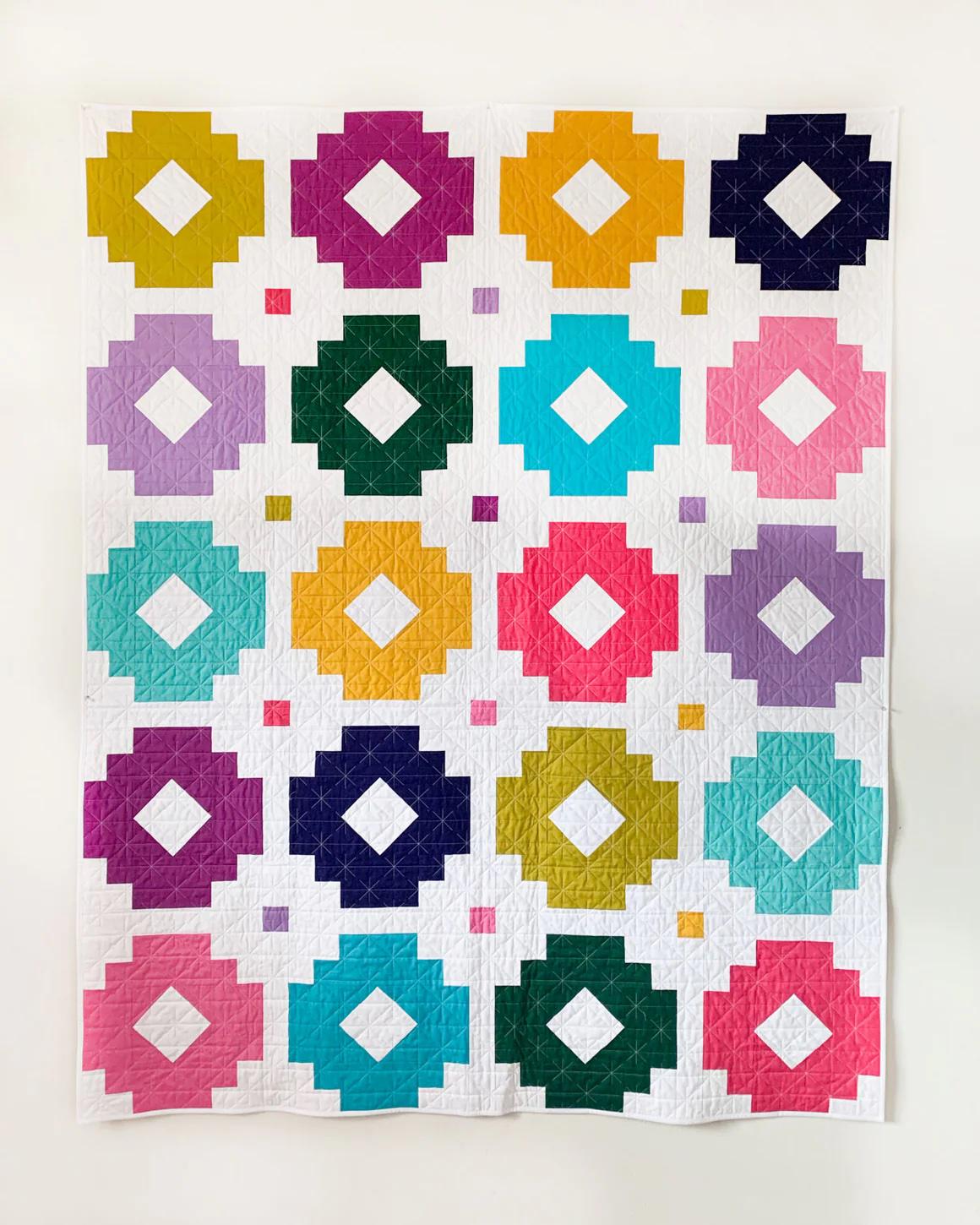 Solstice Lights Printed Pattern CJ106 by Fran of Cotton + Joy.
