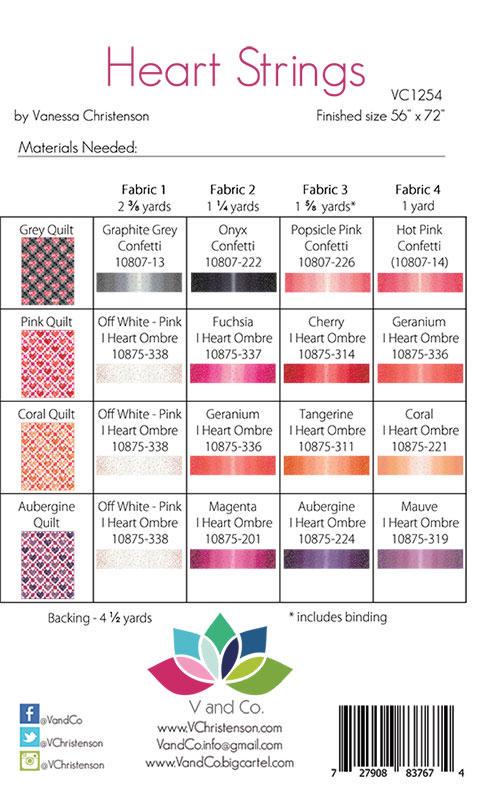 Heart Strings V and Co # VC 1254 By V and Co. Paper Patter ONLY