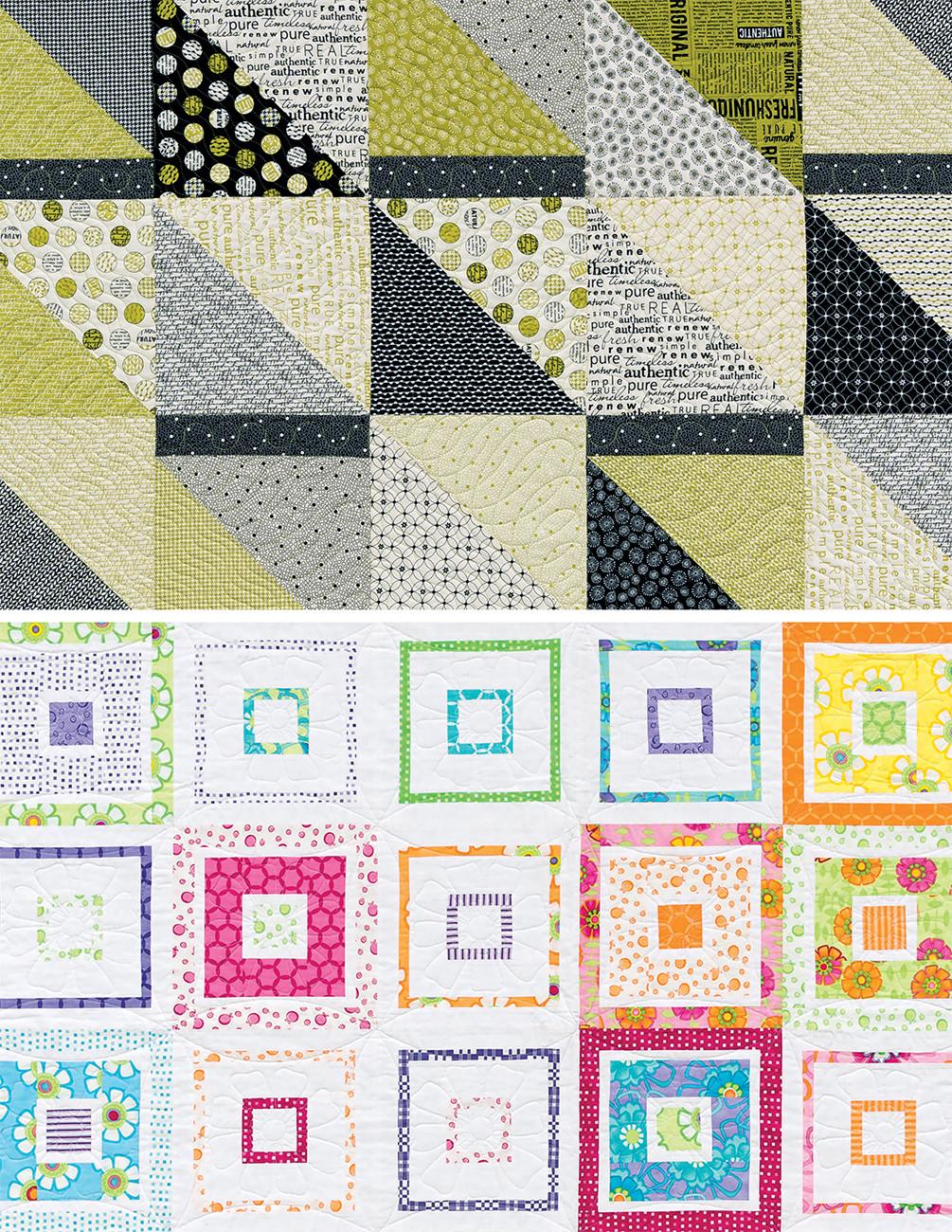 By Request Easy Layer-Cake Quilts # MMS0524 by Me and My Sister Me & My Sister Designs full color book wire o bound