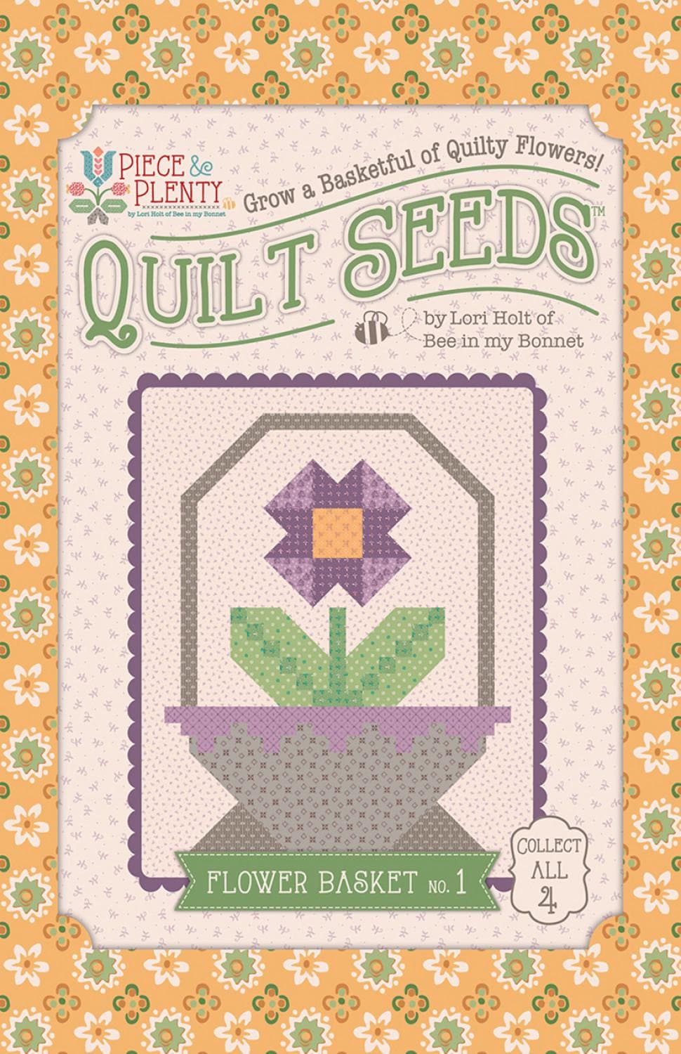 Lori Holt Piece & Plenty Quilt Seeds™ Flower Basket No. 1 by Lori Holt for Riley Blake Designs ST-39780