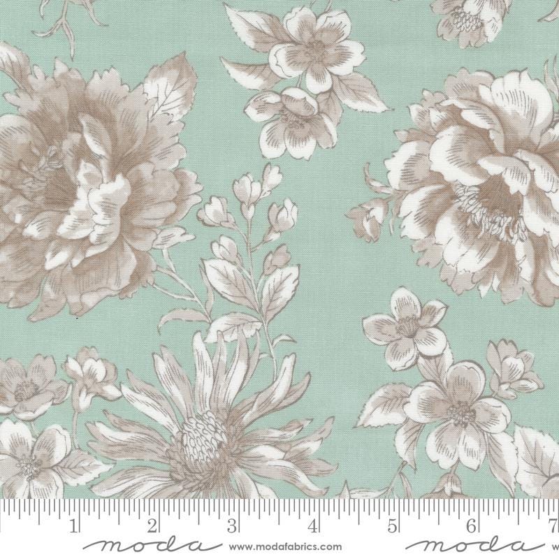 a ruler with a flower pattern on it