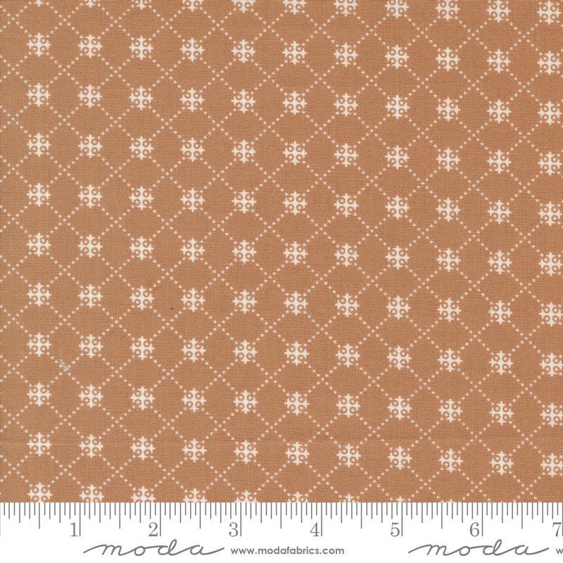 a ruler with a brown and white pattern on it