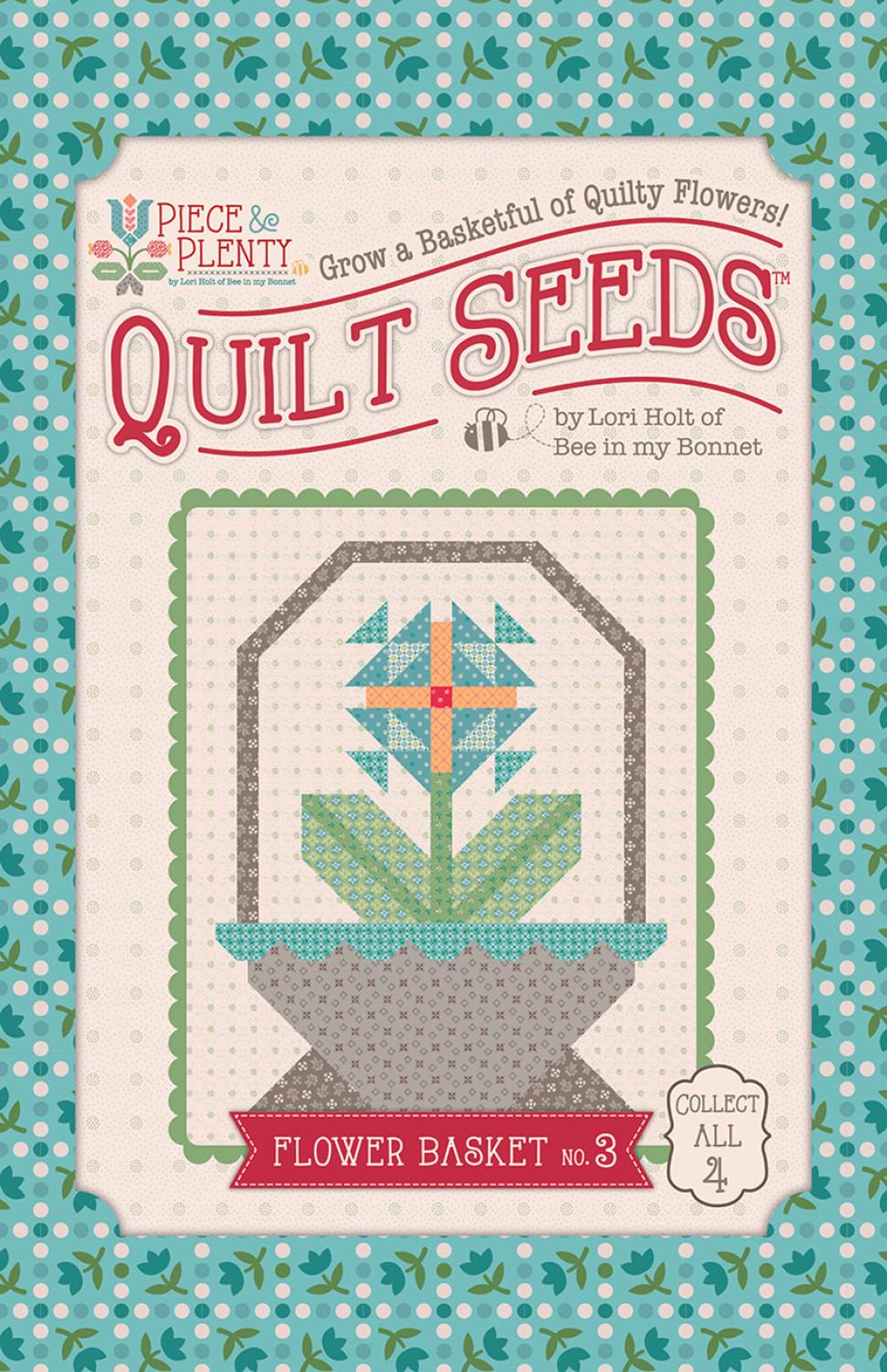 Lori Holt Piece & Plenty Quilt Seeds™ Flower Basket No. 3 by Lori Holt for Riley Blake Designs ST-39782