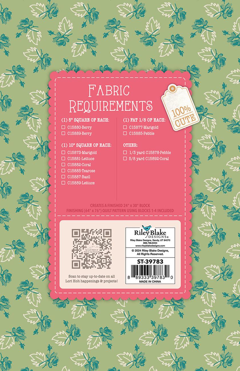Lori Holt Piece & Plenty Quilt Seeds™ Flower Basket No. 4 by Lori Holt for Riley Blake Designs ST-39783