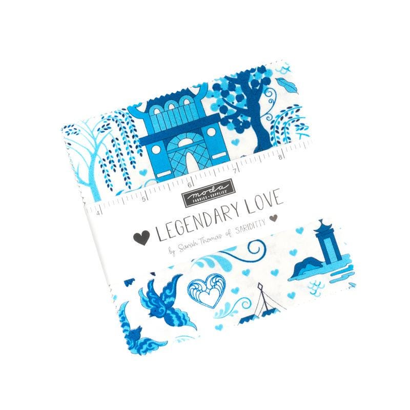 Legendary Love 5" Charm Park by Sarah Thomas of Sariditty For Moda Fabrics - 45050PP
