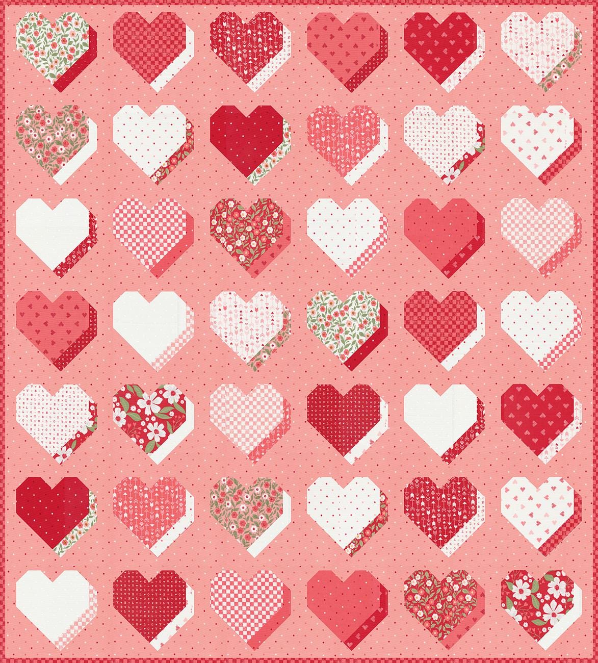 Beloved Quilt Pattern by Vanessa Goertzen for Lella Boutique LB 239 Finished Size: 74-1/2in x 82-1/2in