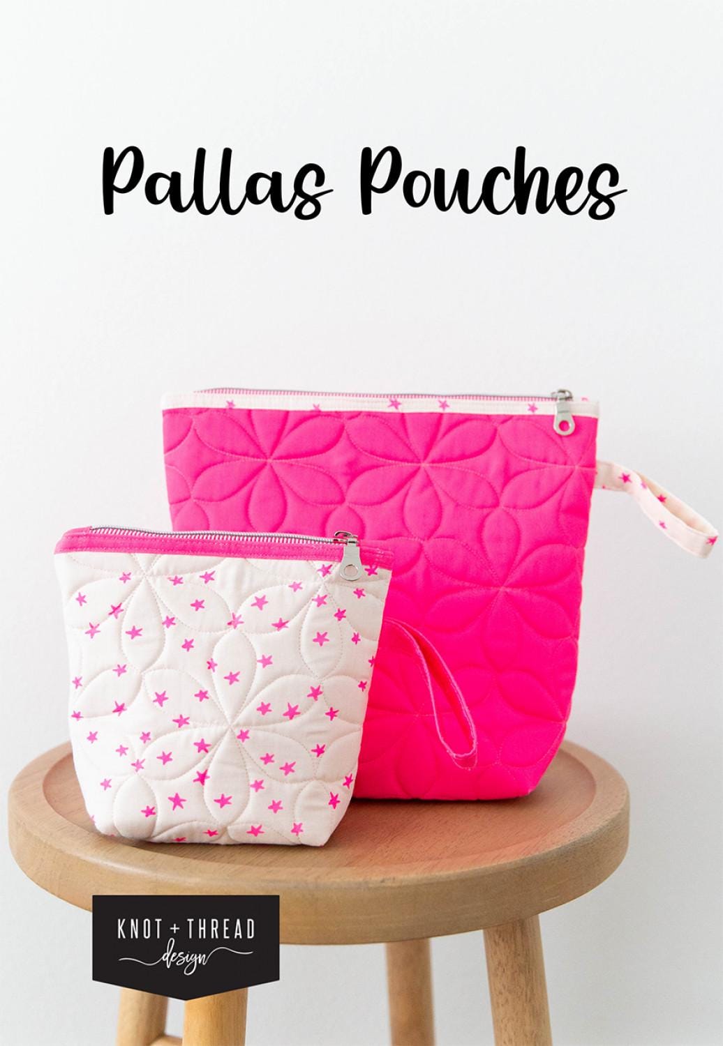 Pallas Pouches #KAT119 From Knot and Thread Designs By Kaitlyn Howell, Paper Pattern Only