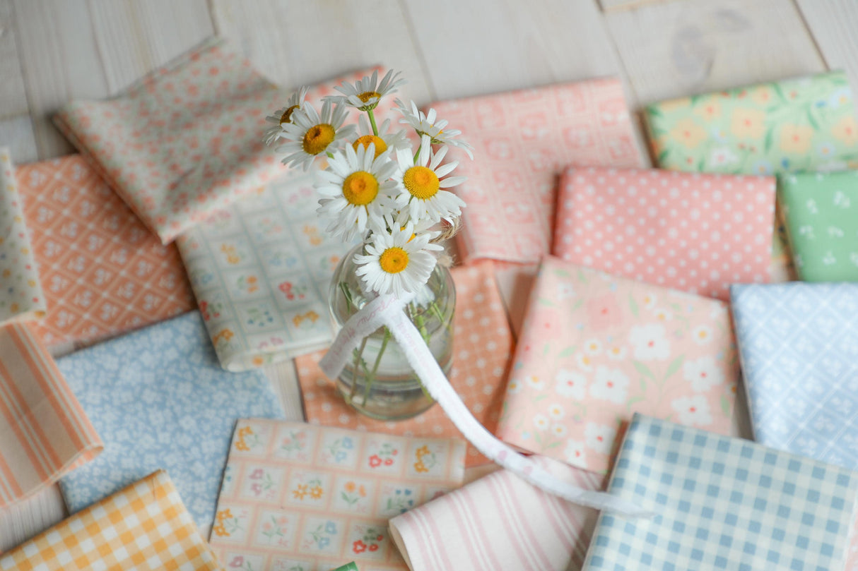 Cottage Charm Window Pane Powder Blue 31752-21 by Heather Briggs of My Sew Quilty Life Sold in 1/2 yard increments