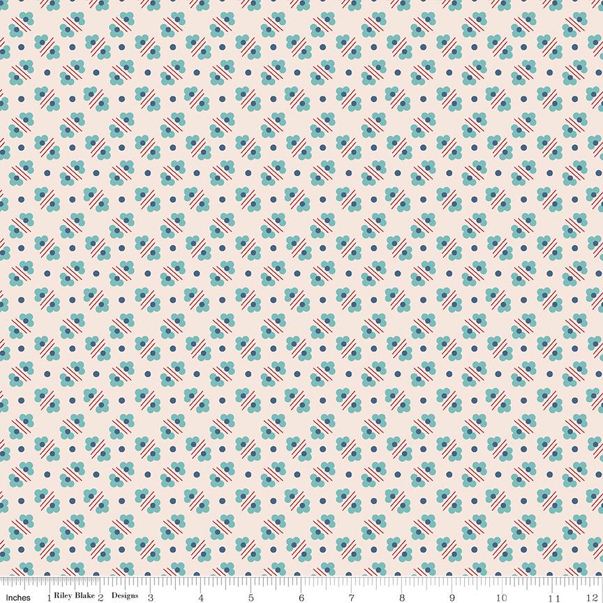 a white background with blue and pink flowers