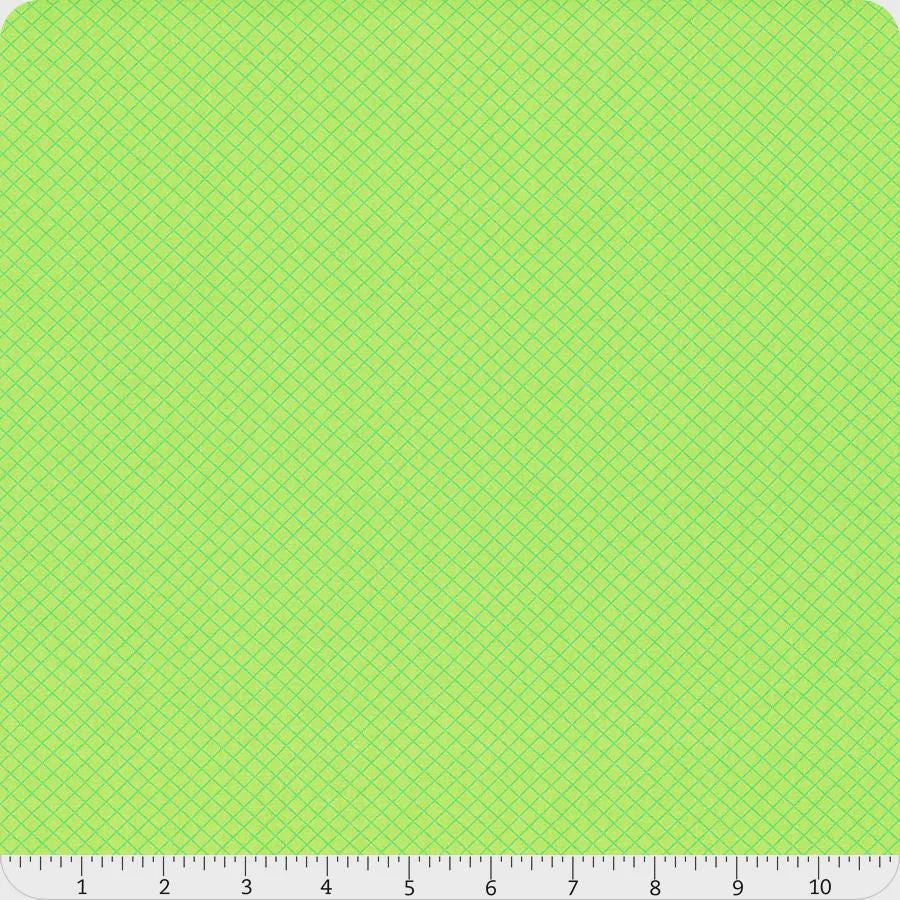 True Colors Apple On the Grid Yardage PWTP255-APPLE Sold in 1/2 yard increments