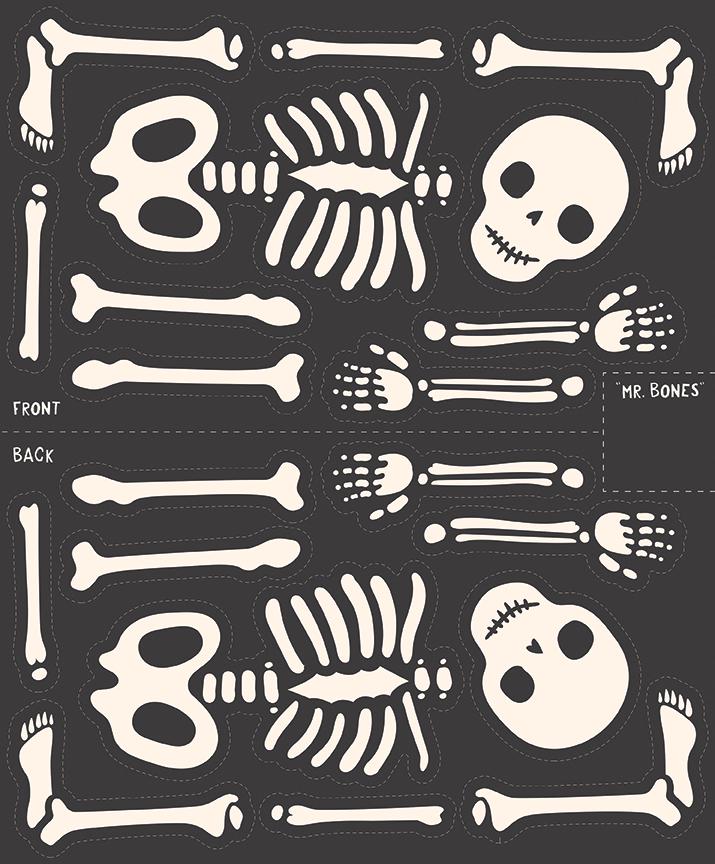 Hey Pumpkin Mr. Bones Jr. Project Panel P16039-PANEL 35 x 42