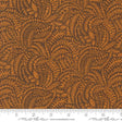The image is a close-up of a fabric with a repeating pattern of brown leaves and acorns. The pattern is intricate and detailed, creating a visually appealing design.