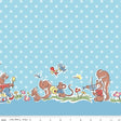 Love Notes Border Blue Yardage C16387-Blue by Lindsay Wilkes for Riley Blake Designs 1/2 yard increment cut continuously