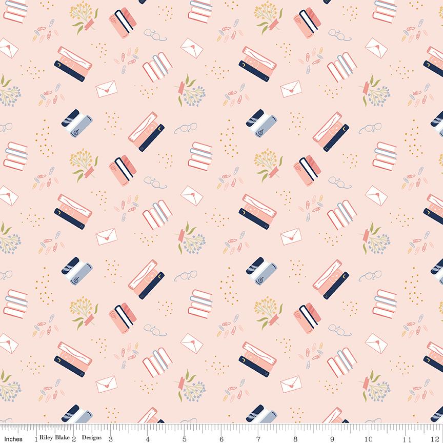 Between the Pages Bookish Life Yardage C15371-Ballerina by Fran Gulick of Cotton and Joy for Riley Blake Designs Sold in 1/2 yard increments