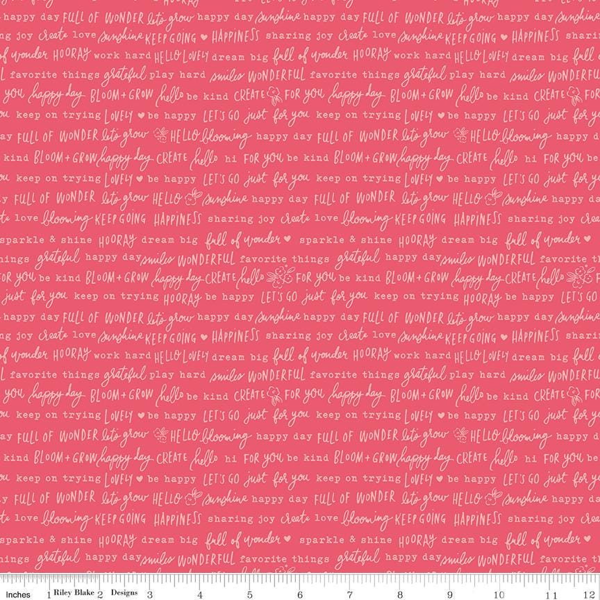 a pink background with words written in different languages
