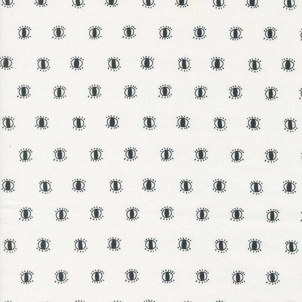Noir Watching Eyes Ghost Yardage 11546-11 by Alli K Design for Moda Fabrics Sold in 1/2 yard increments