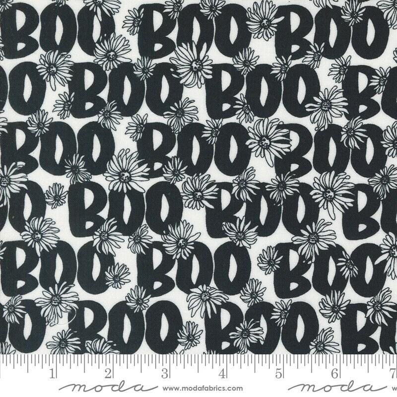Noir Boo Ghost Yardage 11544-21 by Alli K Design Sold in 1/2 yard increments