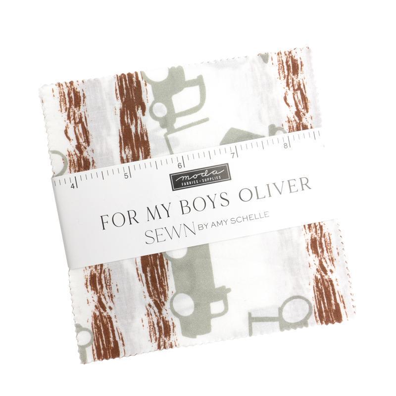 For My Boys Oliver Charm Pack 25160PP - by Sewn By Amy Schelle for Moda Fabrics bin