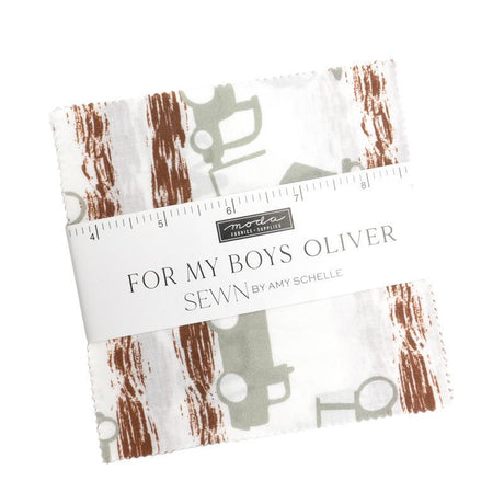 For My Boys Oliver Charm Pack 25160PP - by Sewn By Amy Schelle for Moda Fabrics bin