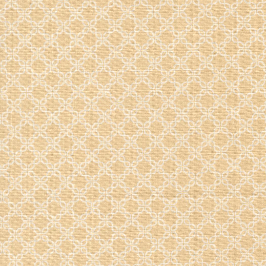 a repeating pattern of white diamond shapes on a beige background.