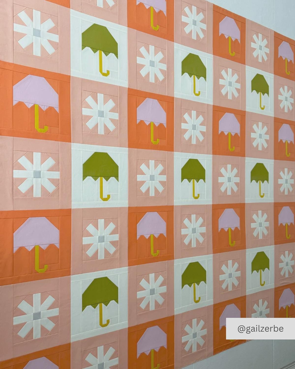 Chance of Rain Quilt Pattern PPP47 from Pen & Paper Patterns By Lindsey three sizes