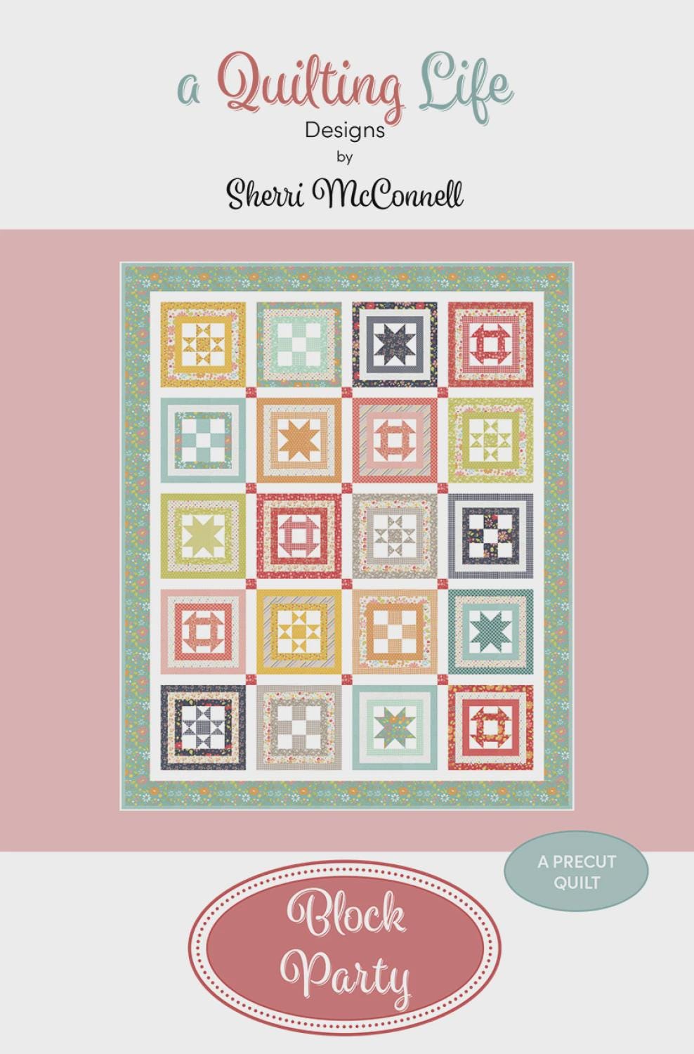 Block Party Quilt Co Witches Feet Table Runner Pattern P275-WITCHESFEET