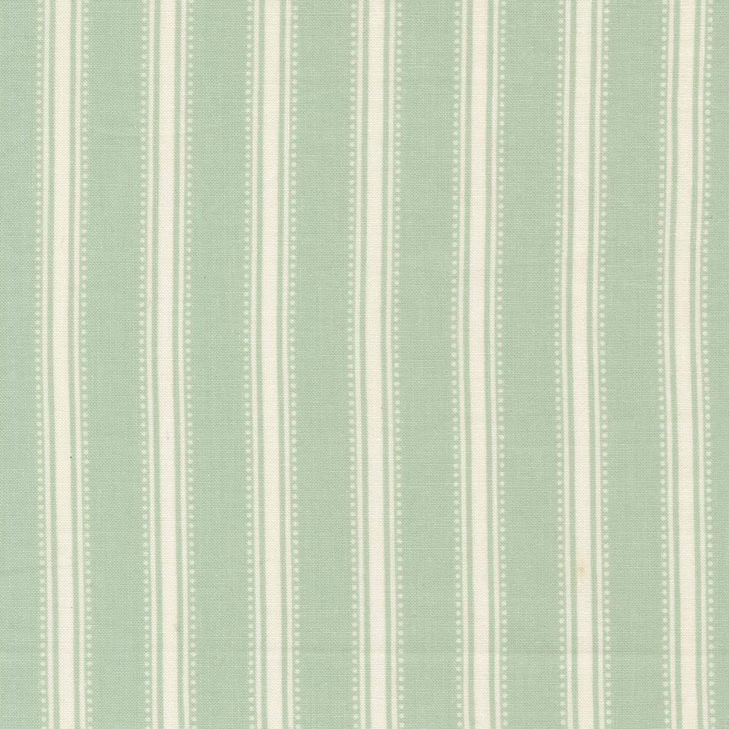 a repeating pattern of vertical stripes in a light green color, with white horizontal lines running through each stripe.