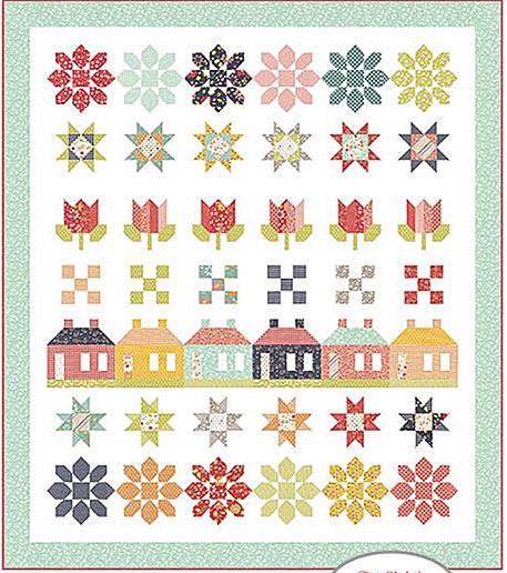 Simply Sweet Quilt pattern only CSD170 by Chelsi Stratton Designs 58.5" x 66.5"