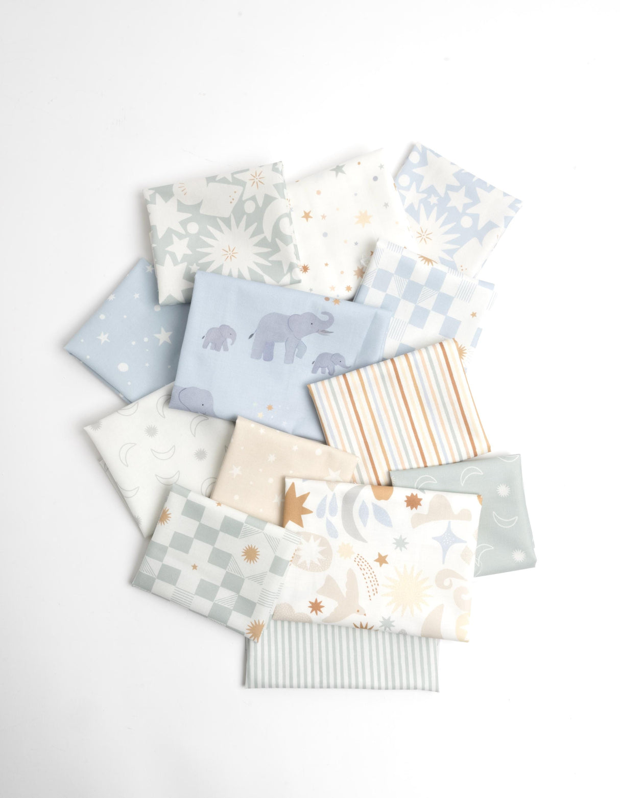 To the Moon and Back Jelly Roll, 40 - 2.5" strips width of fabric by Pen + Paper for Moda Fabrics