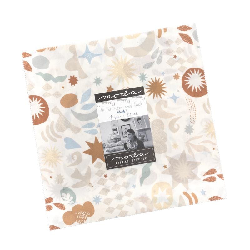 To the Moon and Back Layer Cake, 42 - 10" Squares by Pen + Paper for Moda Fabrics