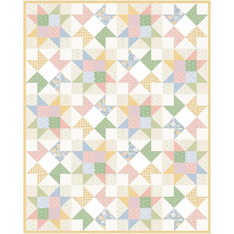 Sunny Quilt Paper Pattern SS495 by Suzanne Jackman for Splendid Speck 3 sizes Baby, Throw and Twin